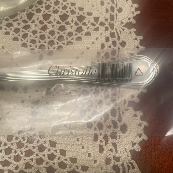 Christofle Oceana Rouge Silver-plated Soup Spoon NEW